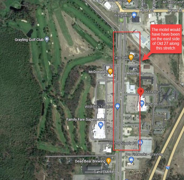 Sorensons Motel - Aerial Map